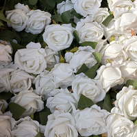 Fabrik-Großhandel Künstliche Einzelne Samt-Rosen Blume Rot Weiß Blau Rosa Schwarz Lila Maßgefertigte Dekorative Rosen