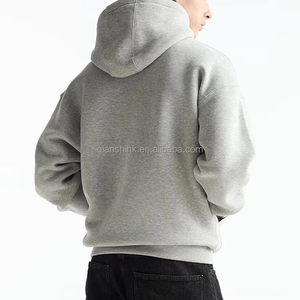 Surdimensionné Printemps Streetwear Sweat à capuche lourd Personnalisé recadrée Designer Hoodie Hommes Blanc Coton Baggy Hoodie Fabricants - Product Image 3