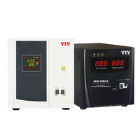 Stabilisateur de tension SVC monophasé 8000VA-12000VA en cuivre, AC 220V, type relais AVR, régulateur de tension statique automatique