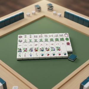 Nuevo Juego de Mahjong de Lujo de Acrílico con Diseño de Leopardo, con 160 Exquisitos Fichas de Cerámica Talladas, Estuche de 4 Capas, Estilo Americano Neutral - Product Image 5