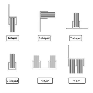 Support en aluminium personnalisé 5*16 gris <span class=keywords><strong>anti</strong></span>-poussière <span class=keywords><strong>anti</strong></span>-<span class=keywords><strong>bruit</strong></span> fenêtre Mohair bande de temps - Product Image 5