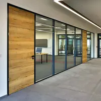 Glass Partition Wall Office Aluminum Glass Partition Wall Framed Glass Partition Vertical Framing Partition Profile