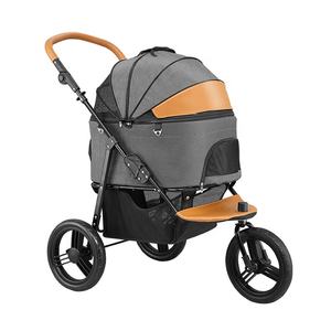 3-में-1 बिल्ली कुत्ते घुमक्कड़ के साथ Foldable पालतू घुमक्कड़ वियोज्य वाहक - Product Image 1