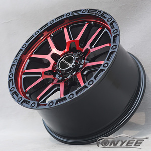 Fonyee Off Road 4x4 cóncavo 6 agujeros Huecos 17 pulgadas 17x9 6x139,7 Mag aleación Aluminio ancho ruedas de coche Auto Rines llantas Jantes - Product Image 4