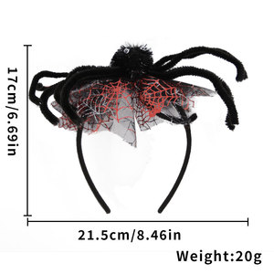 Nouveaux serre-têtes de fête d'<span class=keywords><strong>Halloween</strong></span> pour enfants, chapeau de sorcière araignée, accessoire de cheveux pour femmes, serre-tête de fête amusant et polyvalent pour le <span class=keywords><strong>maquillage</strong></span> - Product Image 5