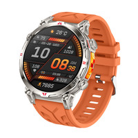 Smartwatch Sportivo KC93 per Esterni con GPS, Chiamate, Monitoraggio Frequenza Cardiaca e Ossigeno nel Sangue, Display AMOLED 1.56", Impermeabile, Lunga Durata