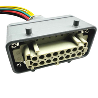 Arnés de Cableado Electrónico Industrial Personalizado con Núcleo de Cobre TTU, Conector Aéreo Rectangular de Alta Resistencia, Terminal de Fusión TUU