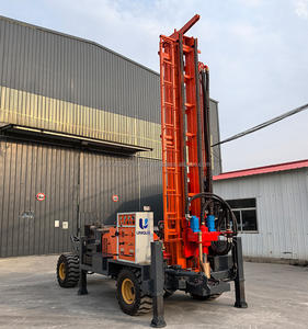 JJEM 300m deep hole water well <b>drilling</b> rig with <b>mud</b> <b>pump</b> for underground borehole machine - Product Image 6