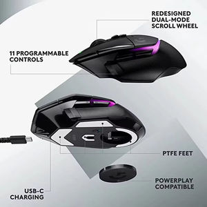 Ratón Inalámbrico para Juegos <span class=keywords><strong>Logitech</strong></span> <span class=keywords><strong>G502</strong></span> X PLUS, 13 Botones Programables, Interruptores Híbridos LIGHTFORCE, Ratón RGB para Juegos de Alto FPS - Product Image 4