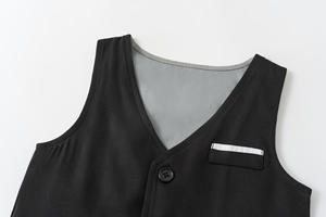 Fantaisie automne enfants costume garçons mignon smoking robe vêtements ensembles enfant <span class=keywords><strong>mariage</strong></span> fête Blazer pantalon enfant en bas âge Costumes <span class=keywords><strong>tenue</strong></span> 1 à 5Y - Product Image 3