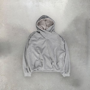 High Quality Custom Blank Regular Fit Heavyweight French Terry Cotton Sweatsuit Men's <b>Zip</b>-<b>Up</b> <b>Hoodie</b> & Sweatpants Set Winter XL - Product Image 3