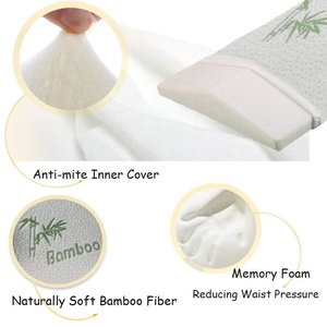 Đường Viền Tam Giác Nêm Bolster Bộ Nhớ Bọt Thắt Lưng Trở Lại Phần Còn Lại Hỗ Trợ Ngủ Gối Với Liệu Pháp Massage Cho Khách Sạn Cắm Trại Sử Dụng - Product Image 4