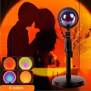 Diffusion en direct Selfie photographique coucher de soleil lumière photographie Film <span class=keywords><strong>Studio</strong></span> vidéo éclairage arc-en-ciel Photo fond LED lever du soleil lampe - Product Image 5