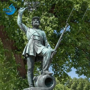 Estatua de Bronce de la Religión Católica Cristiana, Noveno Estación de la Vía Crucifija, Jesús a Tamaño Real Cae por Tercera Vez, Famosa Escultura de Jesús del 14º Estación en Latón - Product Image 5