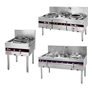 Ejin Commerciële Roestvrijstalen Gas Dubbele Kachel Voor Hotel Restaurant Kantine Keuken Lage Druk Felle Brand 1 Jaar Garantie - Product Image 3