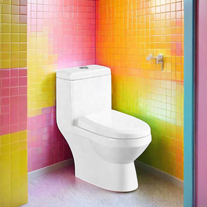 F-2211Kindergarten per bambini colorato di piccola dimensione di lavaggio verde-giù s-trappola <span class=keywords><strong>wc</strong></span>, su misura con i modelli del fumetto per il capretto - Product Image 2