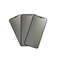 Protection d'écran en verre trempé anti-reflet AG Matte pour iPhone 13 Pro Max Noir HD Clair Verre Asahi du Japon 9H