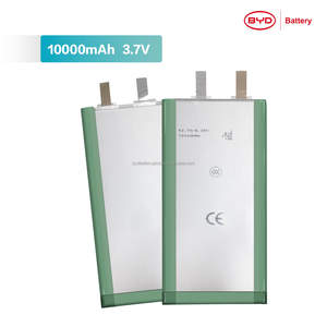 แบตเตอรี่ลิเธียมโพลิเมอร์ BYD เกรด A+ 3.7v 10000mah รุ่น 9960B5 4.35v สำหรับกล้องวงจรปิดและระบบรักษาความปลอดภัย - Product Image 2
