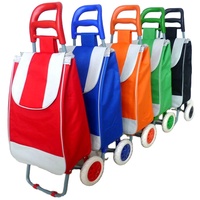 Chariot de transport pliable portable 2-en-1 super résistant et étanche grande capacité pour bagages et courses – Vente en gros