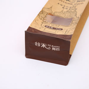 Sacs alimentaires kraft personnalisés et écologiques, scellables, avec impression numérique, pour le stockage de pâtisseries artisanales et les présentoirs de vente au détail d'épicerie - Product Image 6