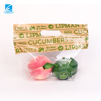 Op maat gemaakte fruit- en groenteverpakking, hoogwaardige barrière stand-up zip pouch voor verse producten
