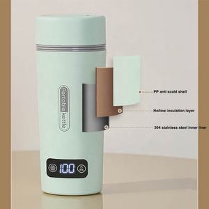 <span class=keywords><strong>Termo</strong></span> Eléctrico de Viaje con Pantalla de Temperatura Aprobado por la FDA, Hervidor, <span class=keywords><strong>Termo</strong></span> para Sopa, Taza Térmica para Café y Té - Product Image 2