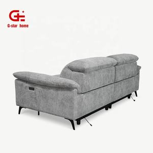 كرسي كهربائي حديث <span class=keywords><strong>3</strong></span> 2 1 مقعد لغرفة المعيشة قابل للتعديل إطار معدني من الجلد الصناعي المنجد - Product Image 4