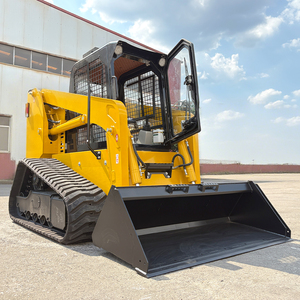 Precio al por mayor de fábrica Mini cargador Quitanieves Track <span class=keywords><strong>Loader</strong></span> Skid Steer Retroexcavadora - Product Image 1