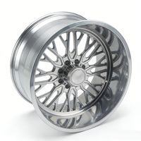 Rines de Aluminio Forjado Personalizados SL 22X12 24X12 24X14 26X14 28X16 8x170 8x180 6x139.7 con Tapas Centrales Flotantes para GMC Sierra