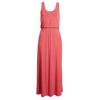 Robe en Jersey personnalisée de haute qualité 100% coton décontracté ample sans manches robe Maxi d'été avec long réservoir fluide taille naturelle