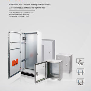 중국 공급 업체 벽 장착 NEMA IP65 금속 상자 전자 인클로저 및 상자 냉각 및 난방 - Product Image 1