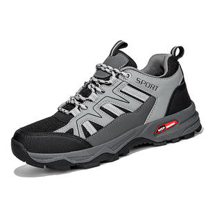 Chaussures de randonnée pour hommes, dessus en mesh respirant, semelle extérieure en caoutchouc, semelle intermédiaire en EVA, bout rond, toutes saisons, sport, extérieur, marche, trekking - Product Image 3