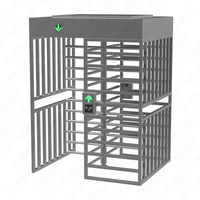 Torniquete de Altura Completa con Código QR, Sistema Biométrico Bidireccional, Acero Inoxidable 304, Uso Interior/Exterior, Puerta de Control de Boletos