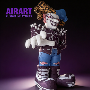 Payaso Inflable Gigante, Personaje de Payaso Malvado Inflable para Decoración de Escenarios de Eventos - Product Image 1