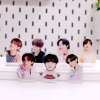 KPOP-Mini support en plastique transparent acrylique pour garçon RM JIN JIMIN SUGA V JUNGKOOK, 7 pièces