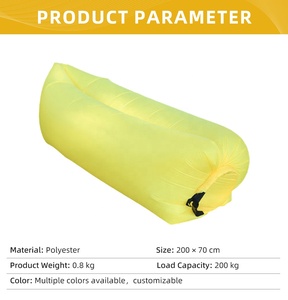 Portable <strong>Inflatable</strong> Sofa Lightweight Waterproof Air <strong>Couch</strong> for Outdoor Camping Beach Travel Picnic - Product Image 3