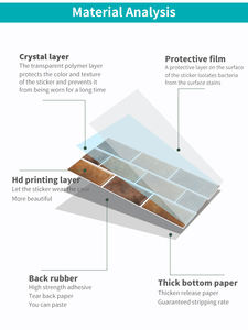 Autocollants muraux décoratifs pour carrelage, pour salon, salle de bain, cuisine, décoration autocollante pour la maison - Product Image 3