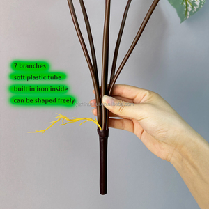 ช่อดอกเผือกแบบสัมผัสจริง7หัวสำหรับตกแต่งโรงแรมสำนักงาน - Product Image 3