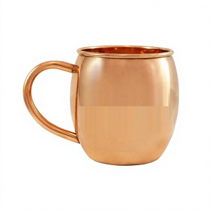 Venta caliente taza de mula de cobre Hogar y cocina y mesa Artículos para bebidas taza de cobre de Mula acabado pulido precio bajo para la venta - Product Image 1