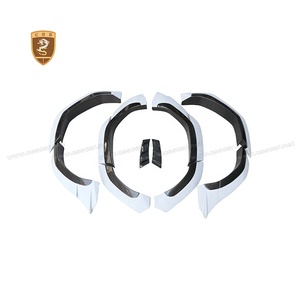 Pour <span class=keywords><strong>Lamborghini</strong></span> <span class=keywords><strong>Urus</strong></span> S Bodykit à 1016 Kit de carrosserie en Fiber de carbone lèvre avant jupe latérale diffuseur arrière aileron arrière couvercle de moteur - Product Image 6