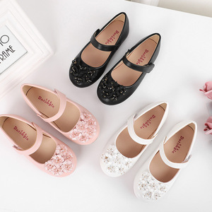 <span class=keywords><strong>Scarpe</strong></span> da ballo Mary Jane con decorazioni floreali per bambine - <span class=keywords><strong>Scarpe</strong></span> multicolore a punta tonda per ragazze - Product Image 1