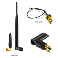 Antenne Wi-Fi omnidirectionnelle longue portée M2 pour station solaire extérieure, amplificateur de signal de type pont/tente