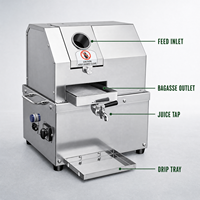 Baiwin Commerciële Suikerrietpers Elektrische Suikerriet Sapcentrifuge voor Sapzaak, Drankentent en Restaurant