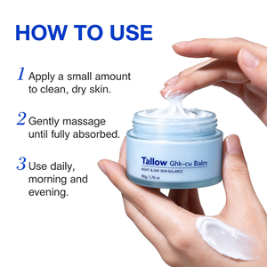 บาล์มบำรุงผิวสูตรเฉพาะ คอปเปอร์ ไตรเปปไทด์-1 ทอลโลว์ บาล์ม GHK-Cu ช่วยให้ผิวเรียบเนียน ชุ่มชื้น - Product Image 6