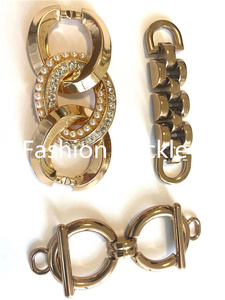 सभी जूते शिवेई ब्रांड मॉडल SW-11 के लिए धातु चेन बकल के साथ कस्टम लक्जरी गोल्डन जूते - Product Image 6