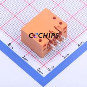 KF2EDGEVM-3.5-2*3P Plug-in Terminal Block Through hole,P=3.5mm Connector Board-to-Board / Socket Closed Screw Fixing 2x3P 3.5mm - Product Image 2