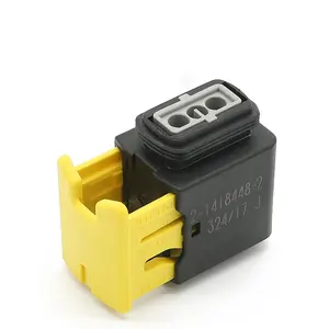 Custom Plastic Cable Harnesses Automotive Electrical Enclosures Wire Receptacles 2-1418448-2 Connector Plugs