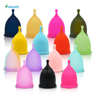 Furuize Coupe menstruelle en silicone de qualité médicale 100%  Multicolores <span class=keywords><strong>Lavable</strong></span> Produit de santé Économique Durable Coupe menstruelle en silicone - Product Image 2