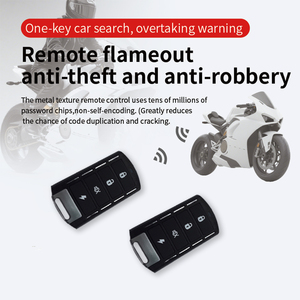 Sistema de Alarma Antirrobo Impermeable de 12V con Control de Motor NTO para Autos, Motocicletas y Bicicletas - Product Image 2