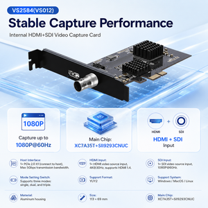 PCIe 2.0 X1 + SDI ไฮบริด4K30/1080P60 YUY2กล้องโหมดเดี่ยว/สอง/สามโหมดพร้อมการ์ดจับภาพวิดีโอ - Product Image 5